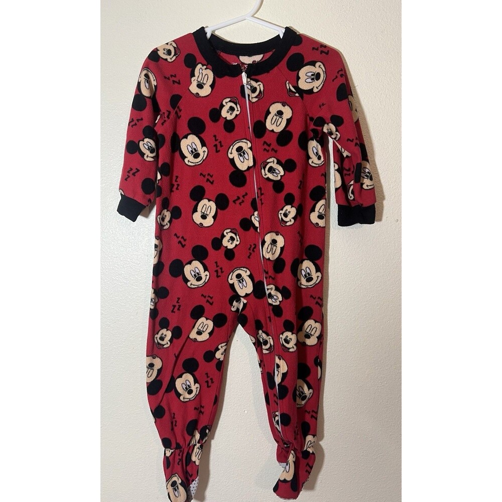 Disney Mickey Mouse Roadster Racers Foot Pajamas - Size 2T
